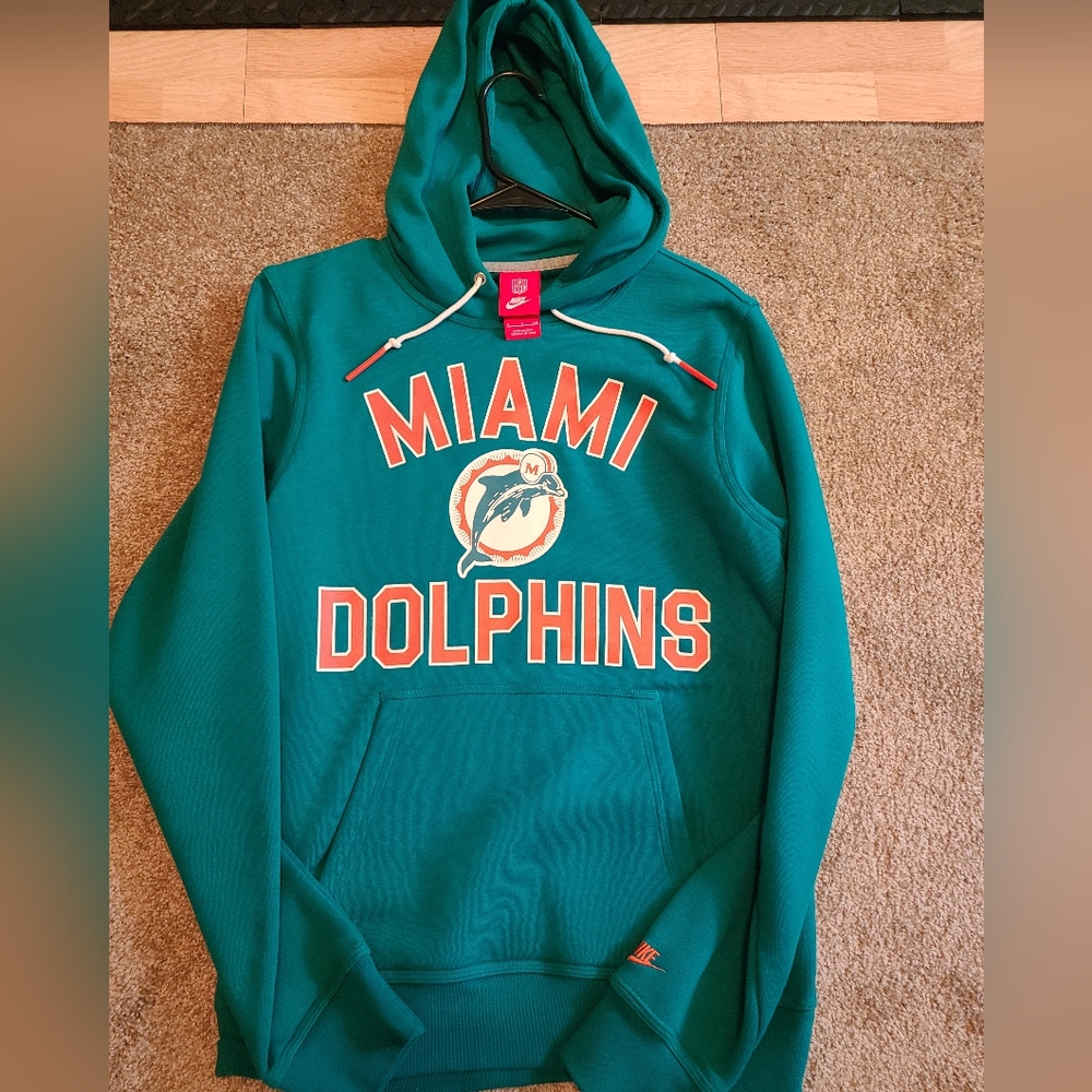 Miami dolphins Nike retro logo hoodie